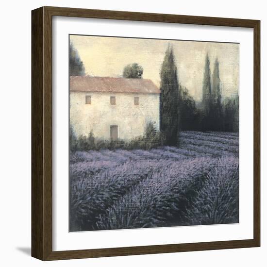 Lavender Field Detail-James Wiens-Framed Art Print