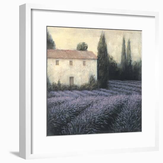 Lavender Field Detail-James Wiens-Framed Art Print