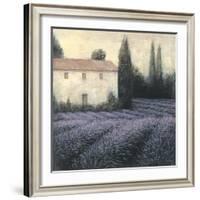 Lavender Field Detail-James Wiens-Framed Art Print