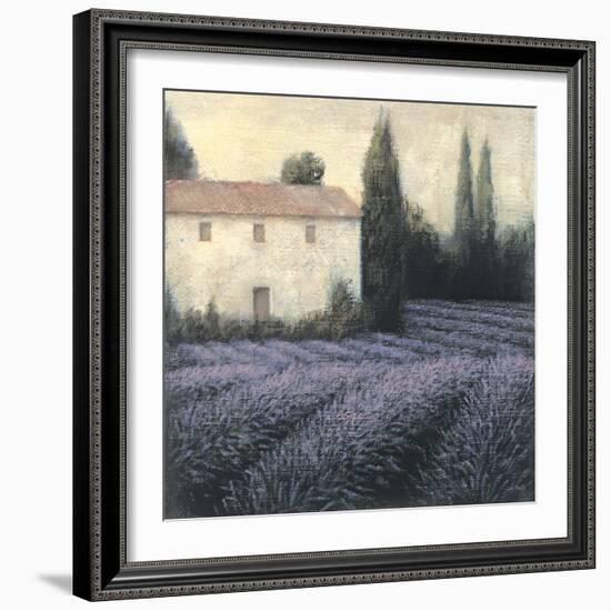 Lavender Field Detail-James Wiens-Framed Art Print