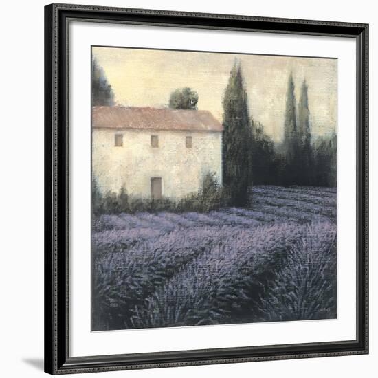 Lavender Field Detail-James Wiens-Framed Giclee Print