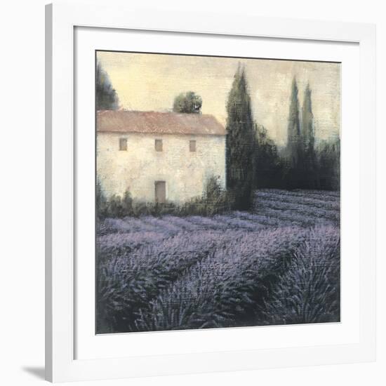 Lavender Field Detail-James Wiens-Framed Giclee Print