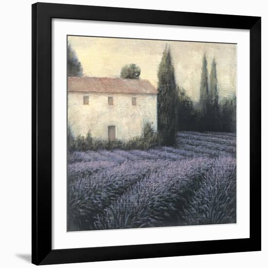 Lavender Field Detail-James Wiens-Framed Giclee Print