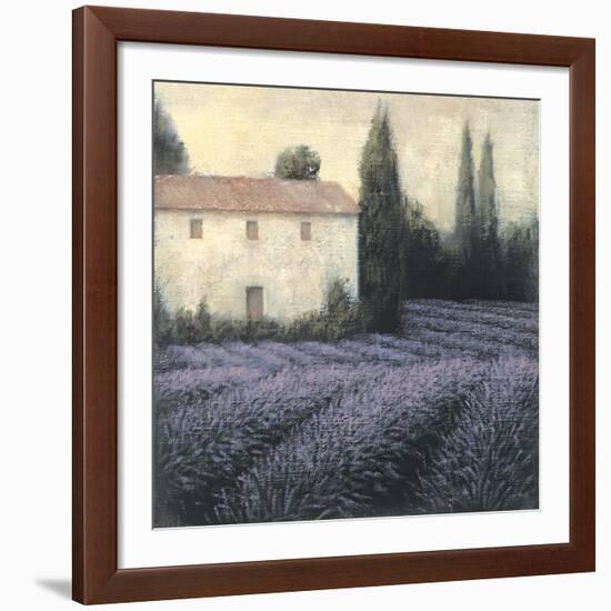 Lavender Field Detail-James Wiens-Framed Giclee Print