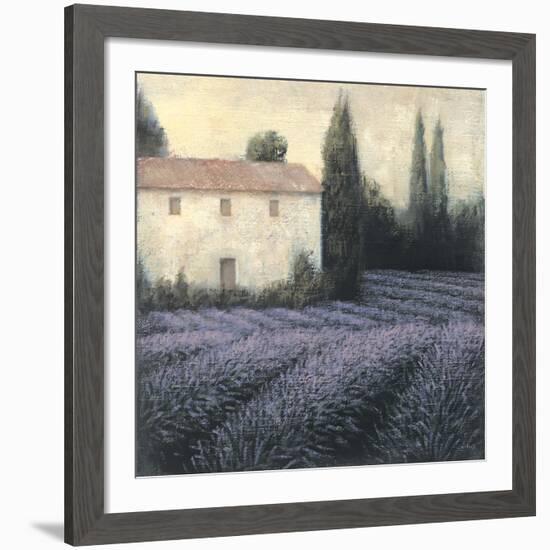 Lavender Field Detail-James Wiens-Framed Giclee Print