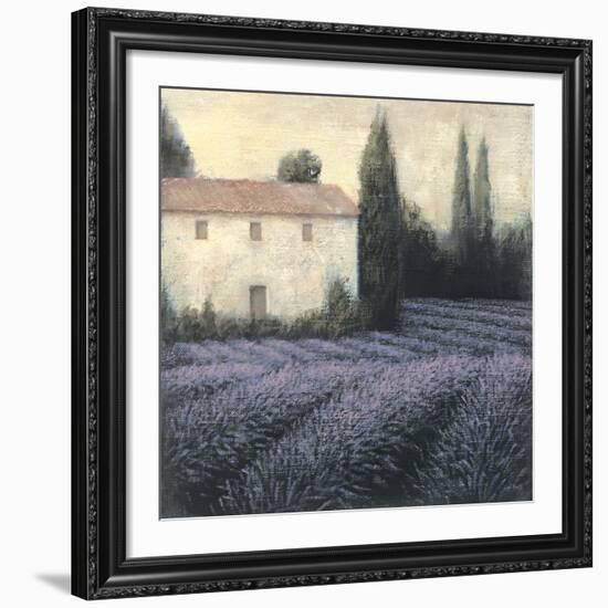 Lavender Field Detail-James Wiens-Framed Giclee Print