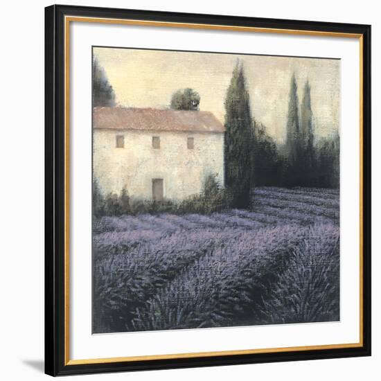 Lavender Field Detail-James Wiens-Framed Giclee Print