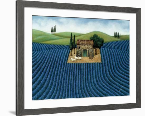 Lavender Field-Lowell Herrero-Framed Art Print