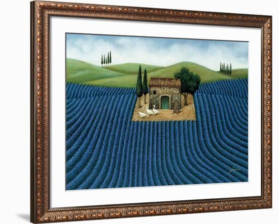 Lavender Field-Lowell Herrero-Framed Art Print