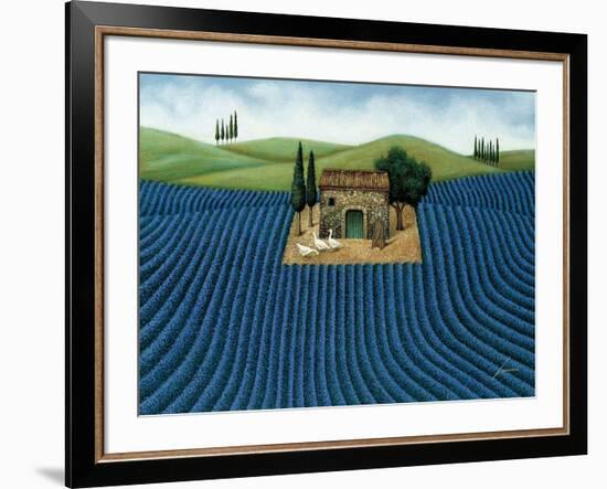 Lavender Field-Lowell Herrero-Framed Art Print