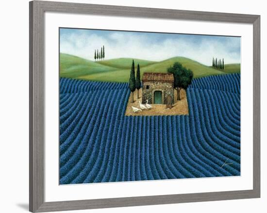 Lavender Field-Lowell Herrero-Framed Art Print