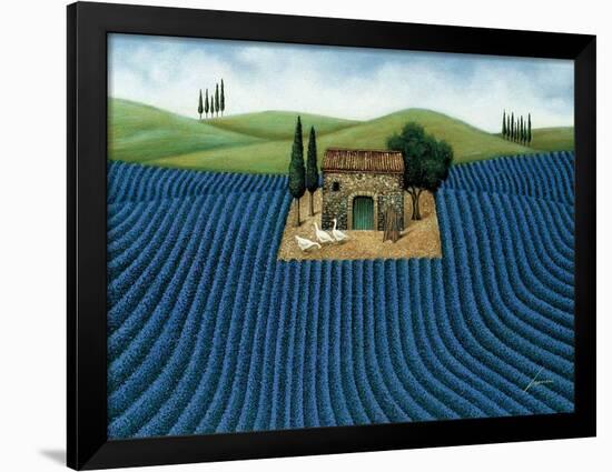 Lavender Field-Lowell Herrero-Framed Art Print