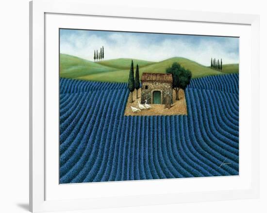 Lavender Field-Lowell Herrero-Framed Art Print