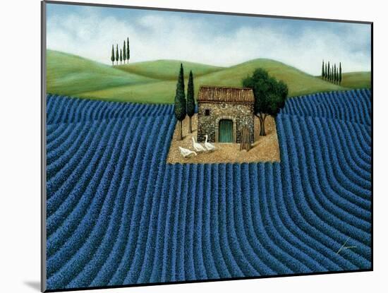 Lavender Field-Lowell Herrero-Mounted Art Print