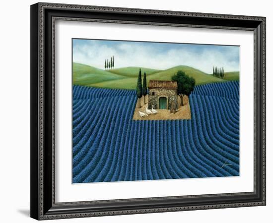 Lavender Field-Lowell Herrero-Framed Art Print