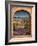 Lavender Fields and Village of Provence-Marilyn Dunlap-Framed Art Print