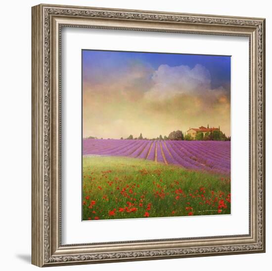 Lavender Fields I-Chris Vest-Framed Art Print