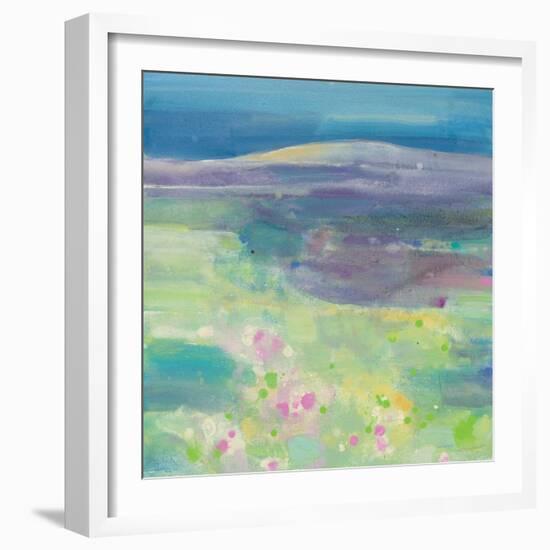 Lavender Fields-Albena Hristova-Framed Art Print