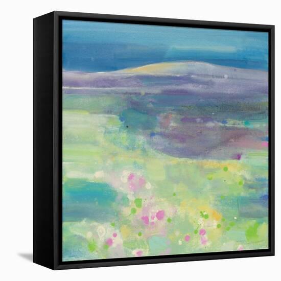 Lavender Fields-Albena Hristova-Framed Stretched Canvas