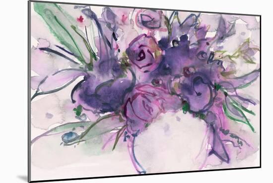 Lavender Floral Splendor I-Samuel Dixon-Mounted Art Print