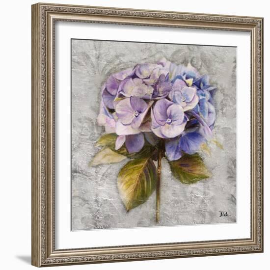 Lavender Flourish Square I-Patricia Pinto-Framed Art Print