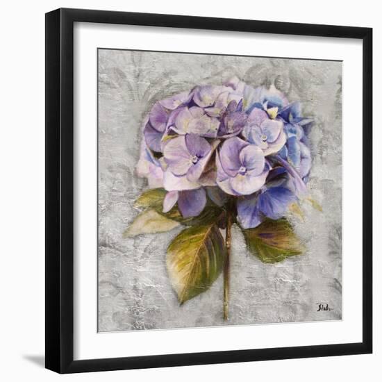 Lavender Flourish Square I-Patricia Pinto-Framed Art Print