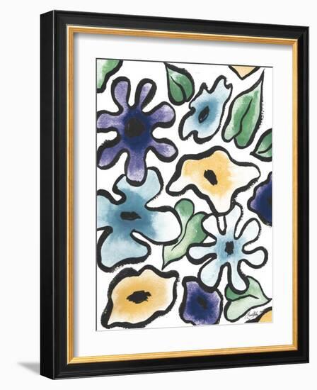 Lavender Flower Burst I-Elizabeth Medley-Framed Art Print