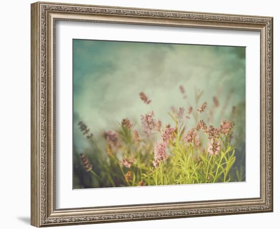 Lavender Flowers with Vintage Color Filters-Sandralise-Framed Photographic Print