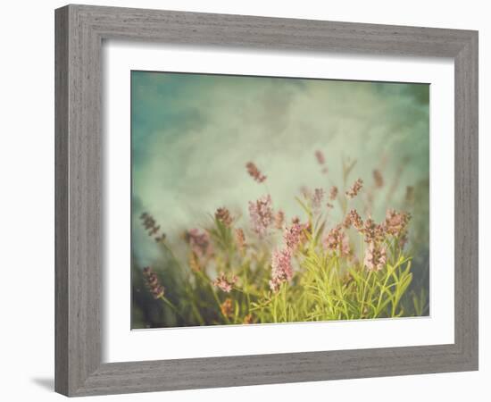 Lavender Flowers with Vintage Color Filters-Sandralise-Framed Photographic Print