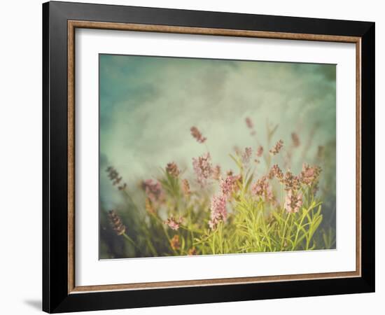 Lavender Flowers with Vintage Color Filters-Sandralise-Framed Photographic Print