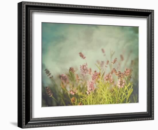 Lavender Flowers with Vintage Color Filters-Sandralise-Framed Photographic Print