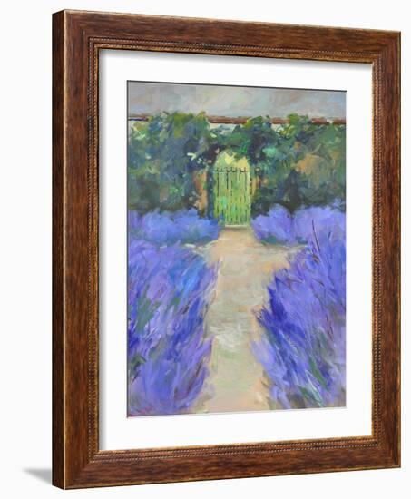 LAVENDER GATE-ALLAYN STEVENS-Framed Art Print