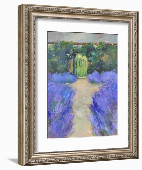 LAVENDER GATE-ALLAYN STEVENS-Framed Art Print