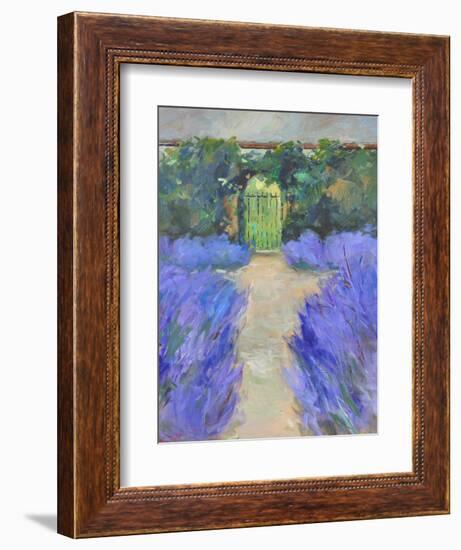 LAVENDER GATE-ALLAYN STEVENS-Framed Art Print