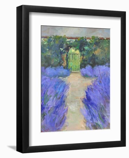 LAVENDER GATE-ALLAYN STEVENS-Framed Art Print