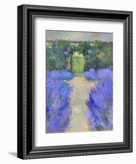 LAVENDER GATE-ALLAYN STEVENS-Framed Art Print