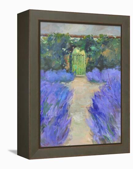 LAVENDER GATE-ALLAYN STEVENS-Framed Stretched Canvas