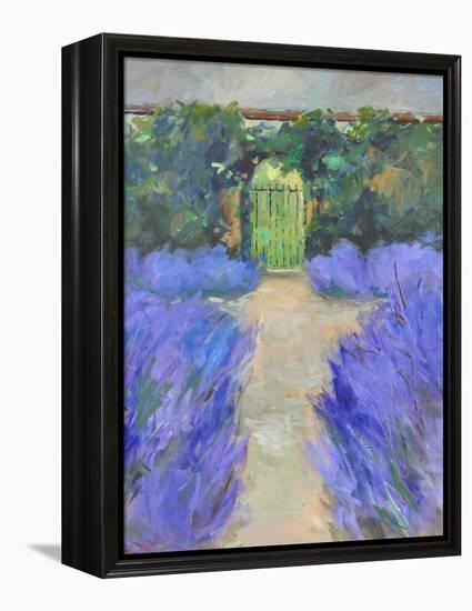 LAVENDER GATE-ALLAYN STEVENS-Framed Stretched Canvas