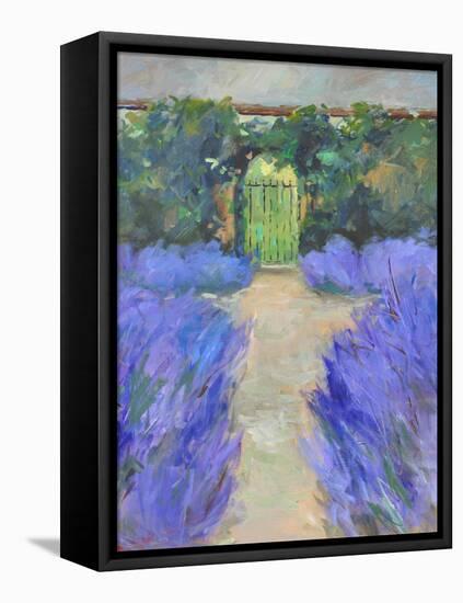 LAVENDER GATE-ALLAYN STEVENS-Framed Stretched Canvas