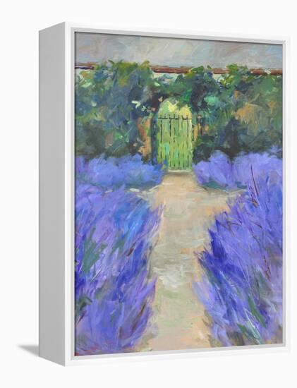 LAVENDER GATE-ALLAYN STEVENS-Framed Stretched Canvas