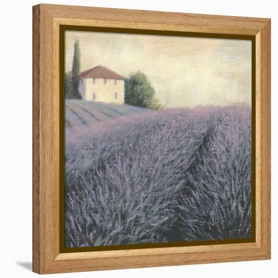 Lavender Hills Detail-James Wiens-Framed Stretched Canvas