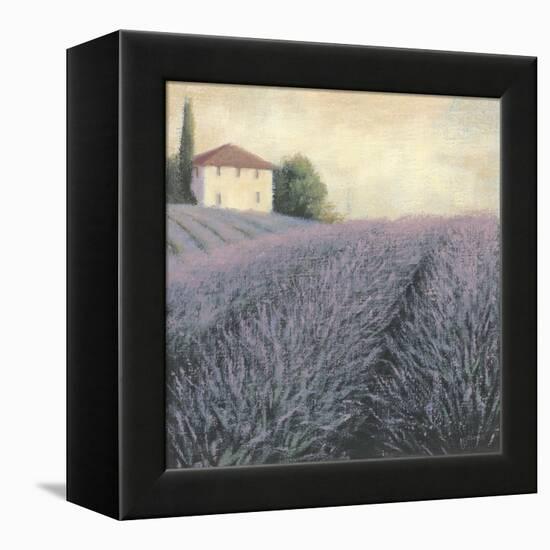 Lavender Hills Detail-James Wiens-Framed Stretched Canvas