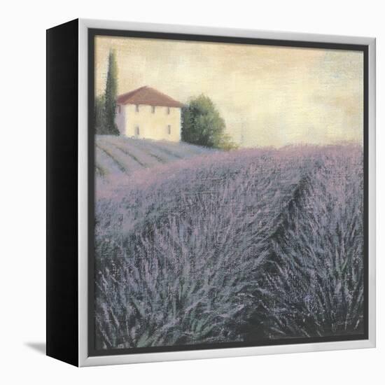 Lavender Hills Detail-James Wiens-Framed Stretched Canvas