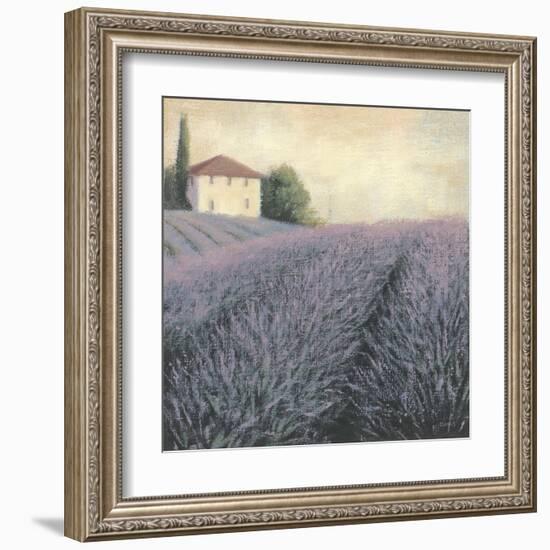 Lavender Hills Detail-James Wiens-Framed Art Print