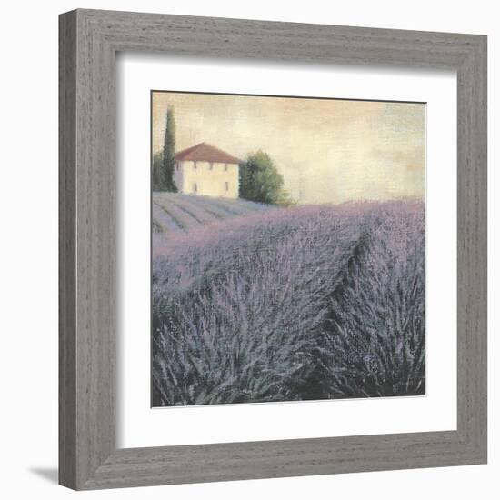 Lavender Hills Detail-James Wiens-Framed Art Print