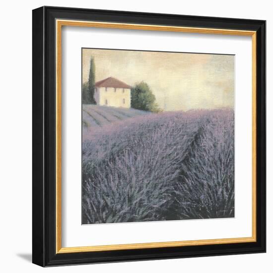 Lavender Hills Detail-James Wiens-Framed Art Print