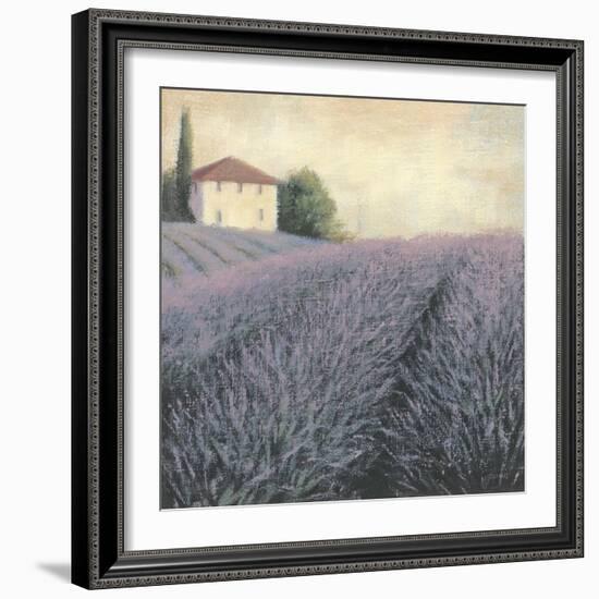 Lavender Hills Detail-James Wiens-Framed Art Print