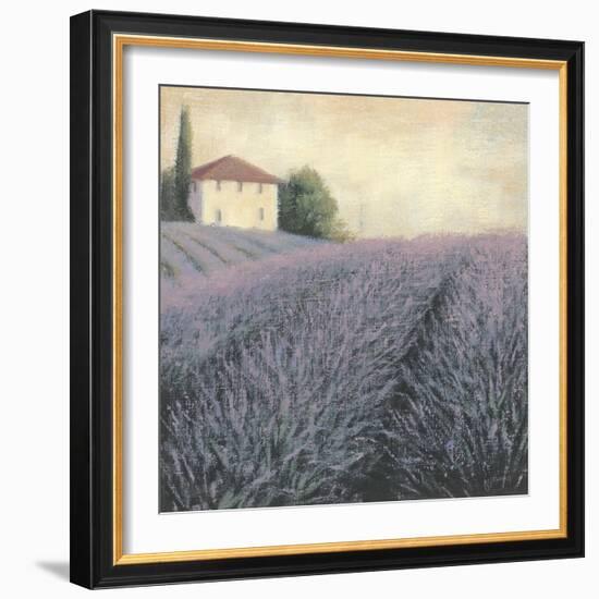 Lavender Hills Detail-James Wiens-Framed Art Print