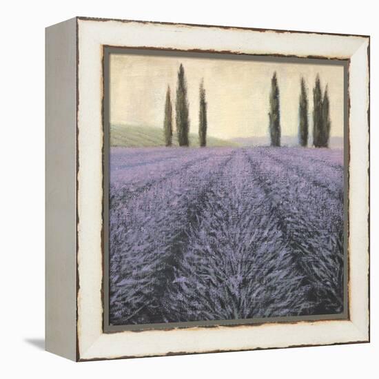 Lavender Horizon Detail-James Wiens-Framed Stretched Canvas