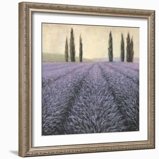 Lavender Horizon Detail-James Wiens-Framed Art Print